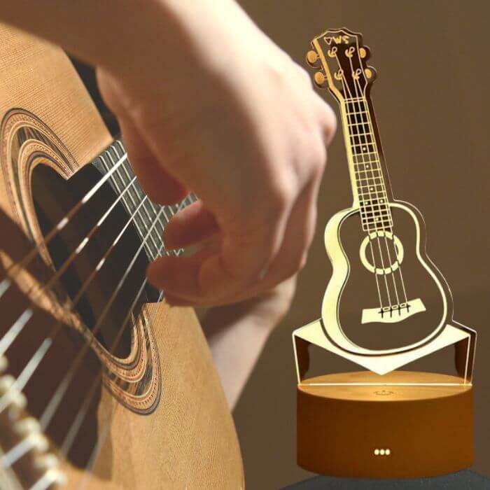 Veilleuse de nuit 3D - Guitarista™ – Une Veilleuse