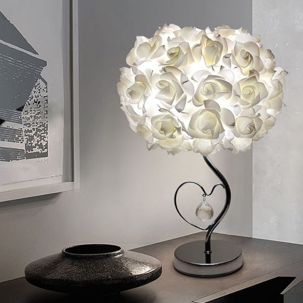 magnifique lampe de chevet en forme de bouquet de fleur lampe de chevet originale lampe de chevet design  idee cadeau parfaite pour un couple