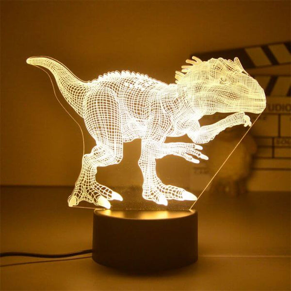 lampe veilleuse lampe de chevet pour chambre à coucher enfant dinosaure