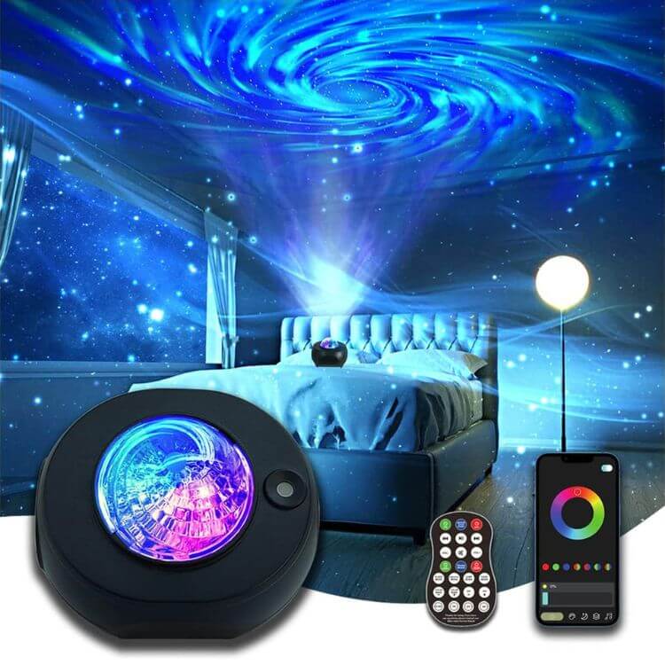 Projecteur galaxie - Projecteur bluetooth pour veilleuse de nuit – Une  Veilleuse
