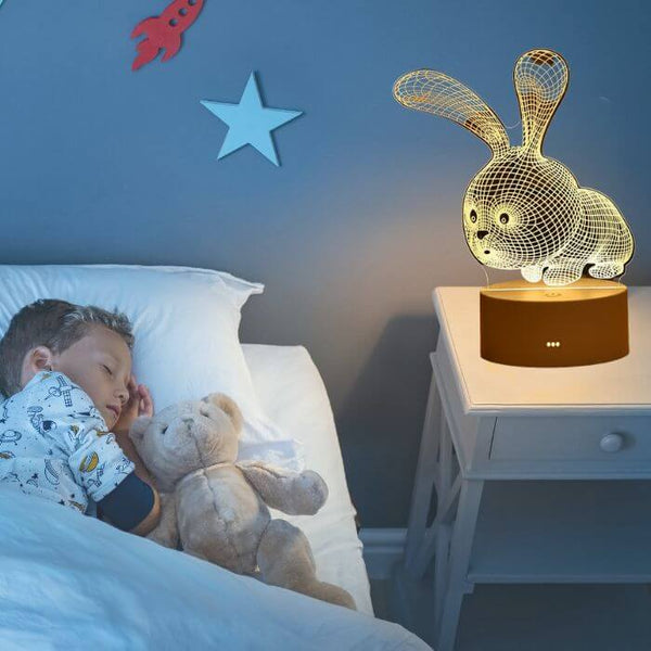 Universal - Veilleuse led enfant veilleuse bébé lampe chambre à coucher  capteur tactile déco adorable cadeau pour les enfants - Lampes à poser -  Rue du Commerce