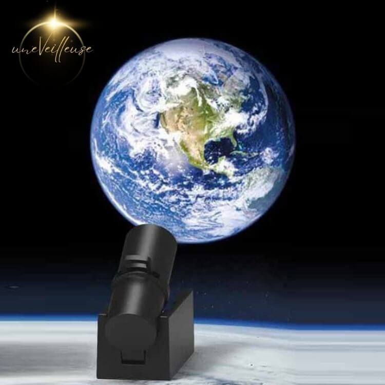 Veilleuse Bébé, Projecteur lune et terre, LED Portable 2 en 1 Earth Moon  Projection Lampe Support Rotatif à 360 ° Veilleuse USB pour Projecteur De  Décoration De Chambre et Anniversaire : : Luminaires et Éclairage