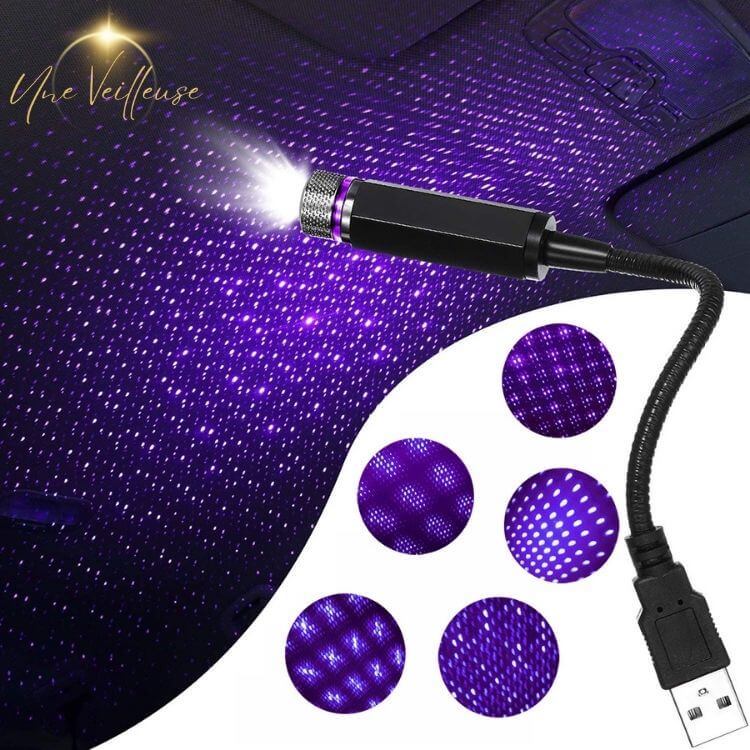 Projecteur ciel étoilé - Veilleuse et projecteur port USB – Une