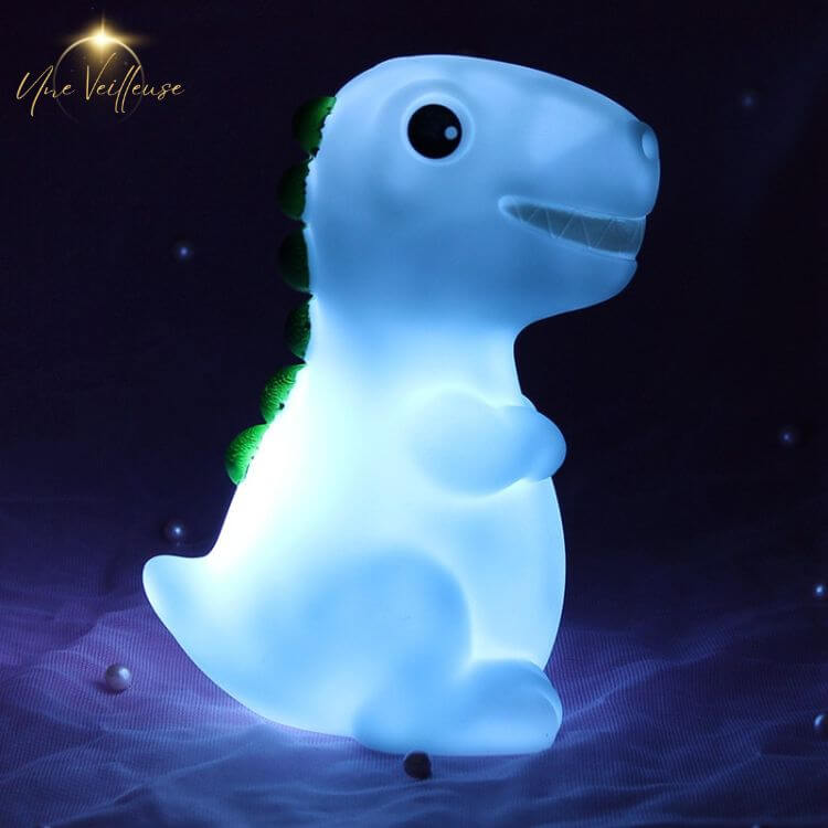 Veilleuse Dinosaure Pour Enfants, Lampe De Nuit Bébé En Silicone